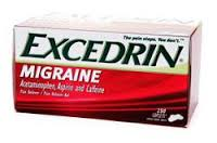 Excedrin is used to help manage pain associated with migraine headache.